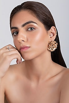 Rose Gold Plated Stud Earrings