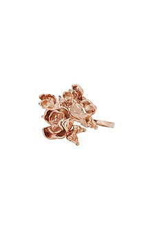 Rose Gold Plated Floral Ring