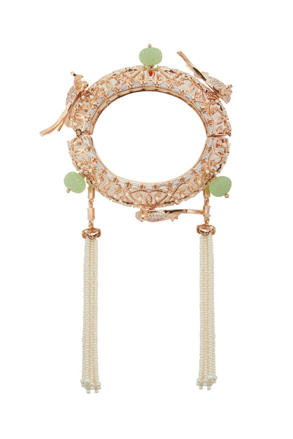 Rose Gold Finish Swarovski Crystal Bracelet