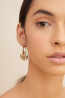 Gold Plated Drop Earrings