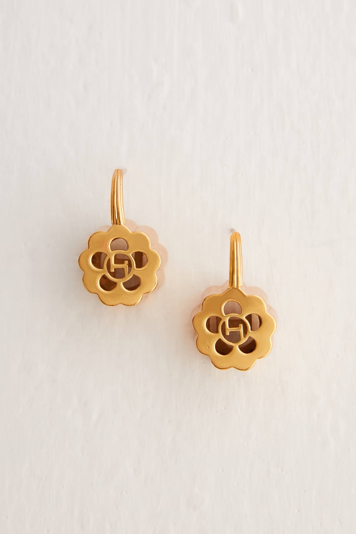 Gold Plated Quintuple Earrings
