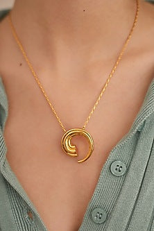 Gold Plated Tuscon Pendant Necklace