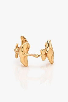 Gold Plated Shroom Ring