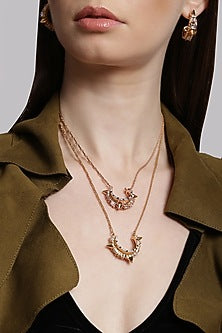 Rose Gold Plated Pendant Necklace
