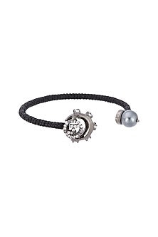 Gunmetal Plated Swarovski Bracelet