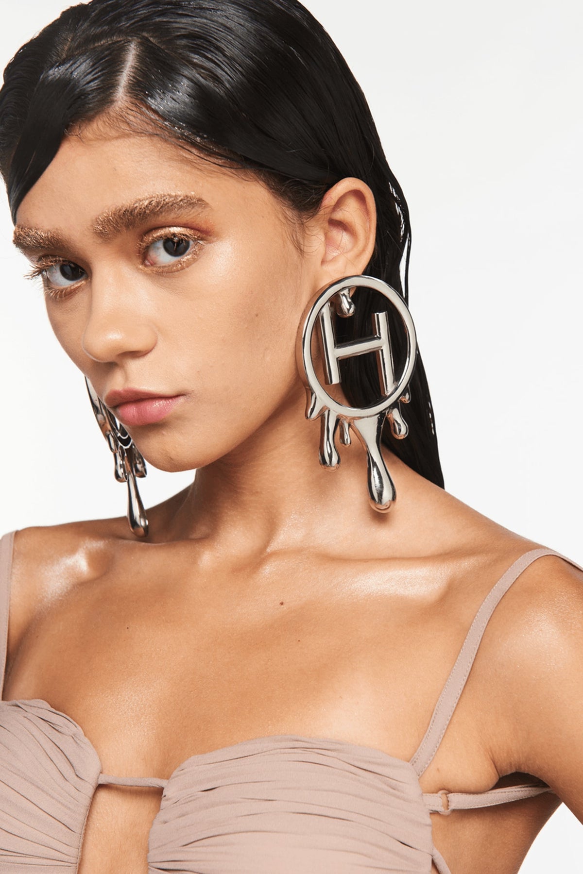 Silver Plated Silver Stud Earrings