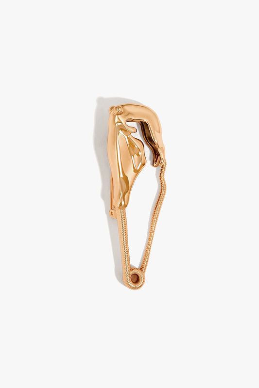 Gold Plated Brass Lapel Brooch