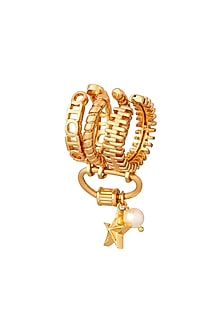Gold Plated Handcrafted Pearl Ring