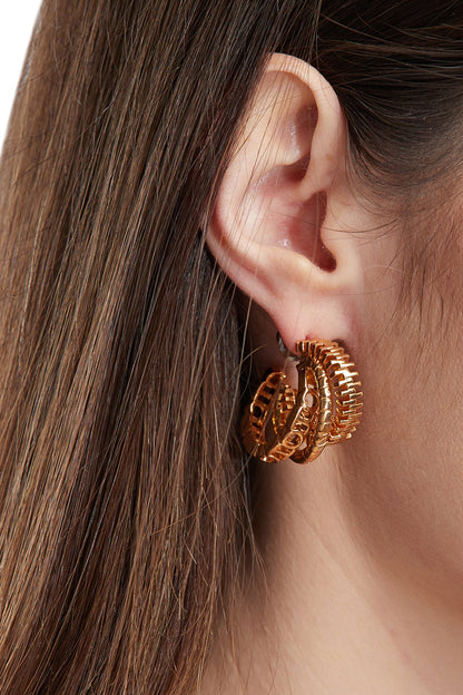 Gold Plated Mini Hoop Earrings