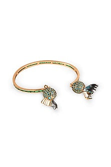 Gold Plated Crystal Handcuff