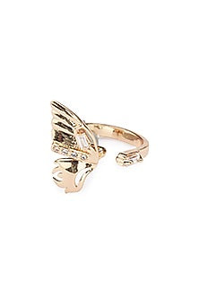 Gold Plated Handcrafted Midi Ring