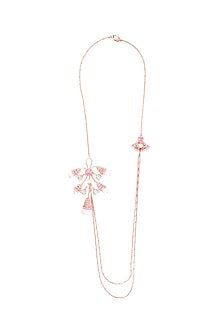 Rose Gold Plated Handcrafted Necklace