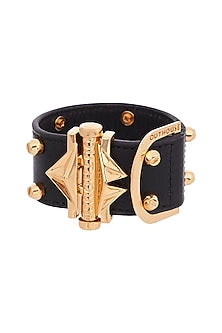 Gold Plated Oxford Blue Motifs Bracelet
