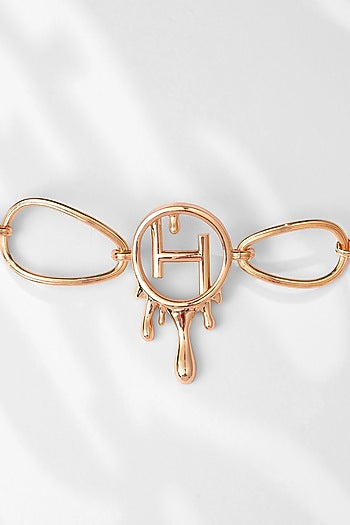 Gold Plated Link Choker Necklace