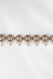 Two Tone Plated Choker Necklace