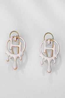 Gold Plated Drip Stud Earrings