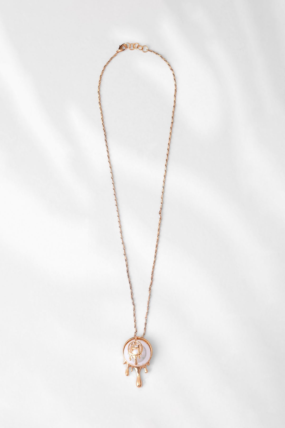 Gold Plated Pearl Necklace