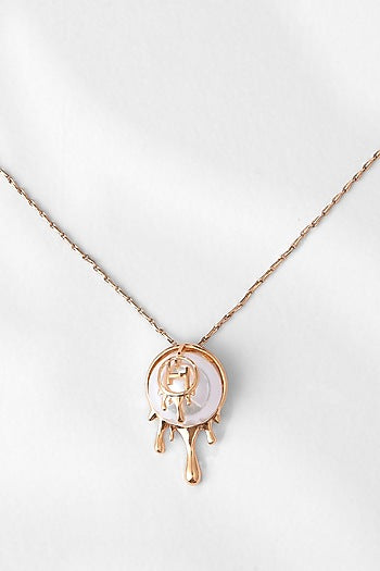 Gold Plated Pearl Necklace