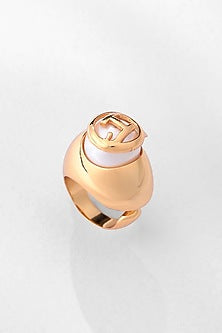 Gold Plated Cigar Ring