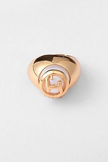 Gold Plated Cigar Ring
