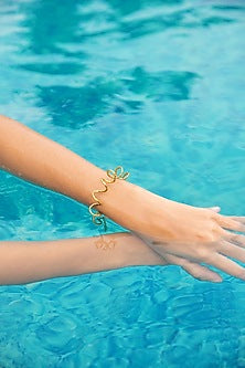 Gold Plated Adjustable Handcuff