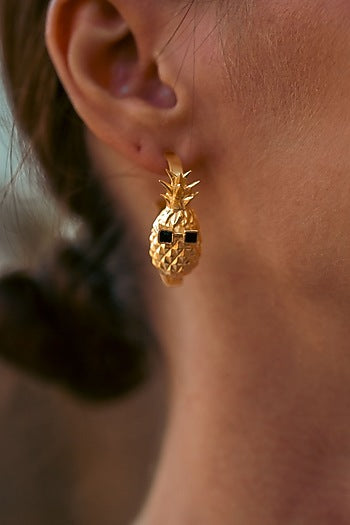 Gold Plated Hoop Earrings