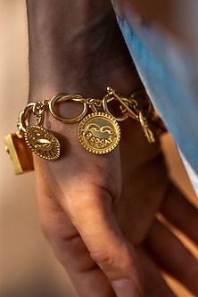 Gold Plated Charm Bracelet