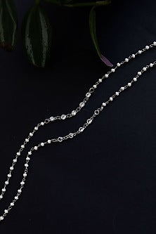 Gold Plated Pearl Anklets