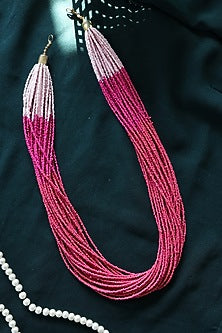 Pink Beaded Necklace