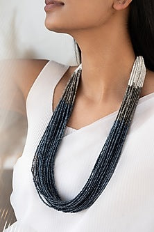 Blue Beaded Necklace