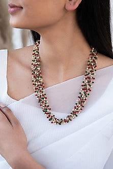 Multi-Colored Beaded Necklace