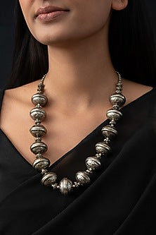Oxidised Finish Necklace