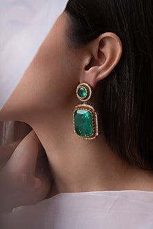 Gold Plated Swarovski & Cubic Zirconia Necklace Set