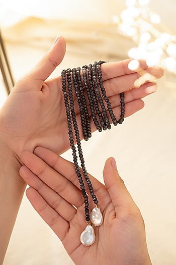 Gold Plated Pearl Necklace