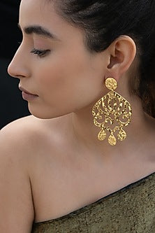 Gold Plated Dangler Earrings