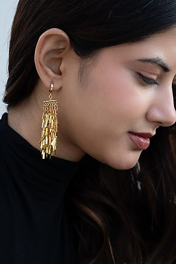 Gold Plated Dangler Earrings
