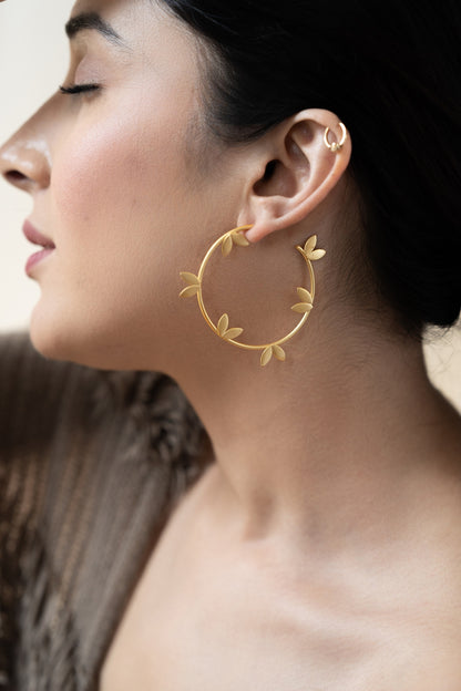 Gold Plated Dangler Earrings