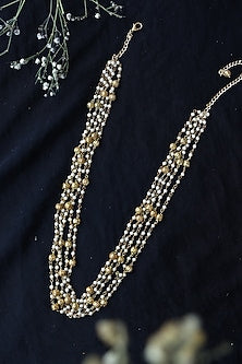 Gold Plated Pearl Necklace