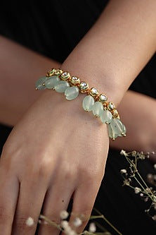 Gold Plated Natural Stone Bracelet