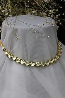 Gold Plated Kundan Choker Necklace