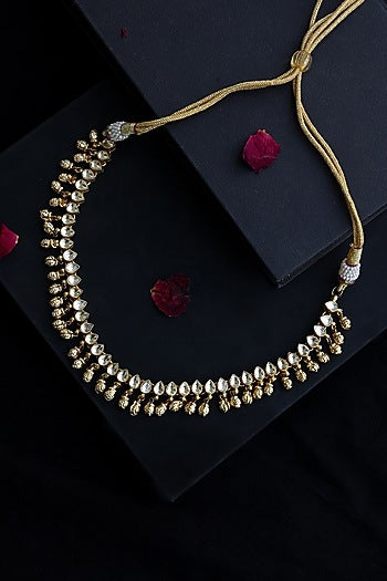 Gold Plated Kundan Choker Necklace