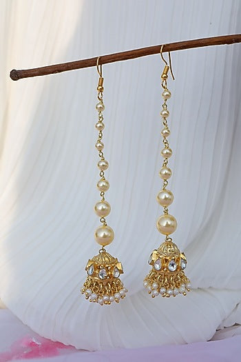 Gold Plated Jhumka Earrings