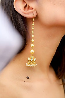 Gold Plated Jhumka Earrings