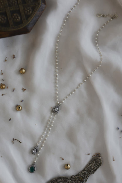 Faux Diamond Necklace 
