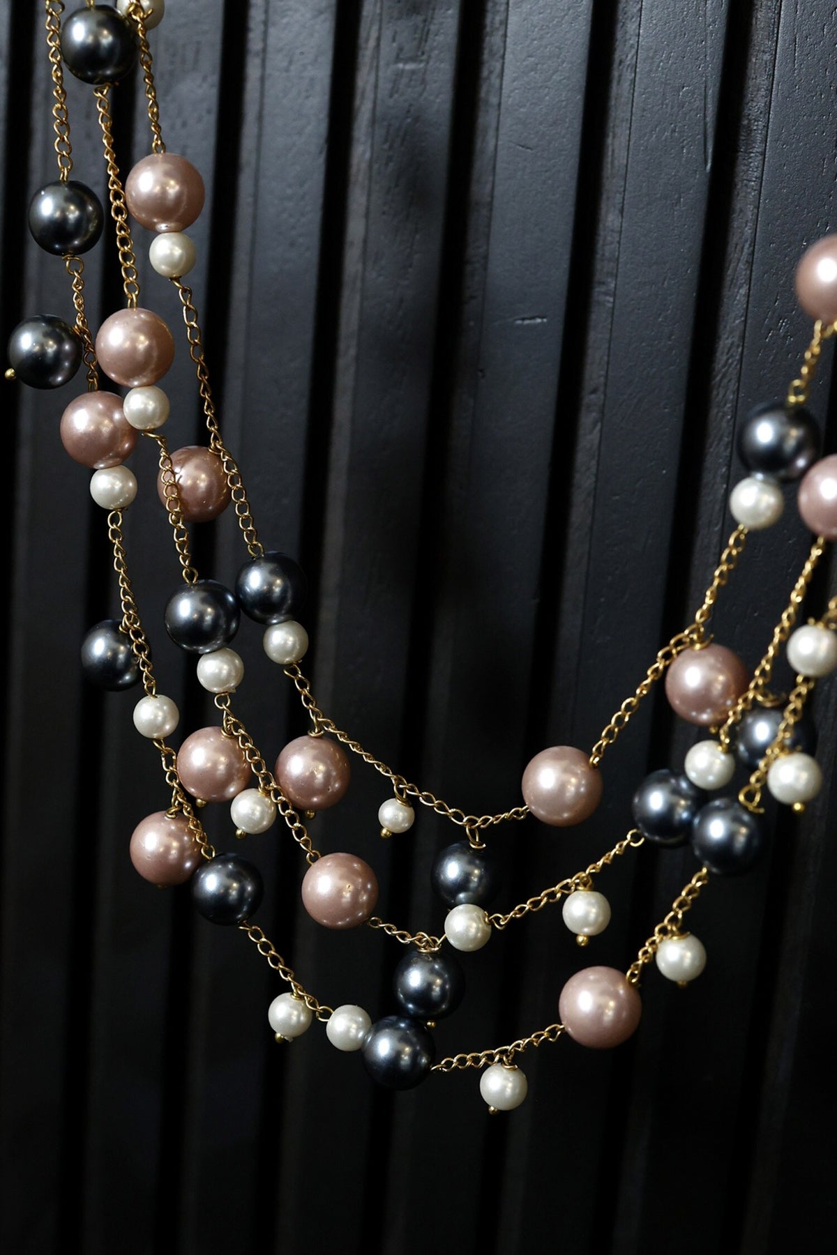 Layered Pearl Necklace 