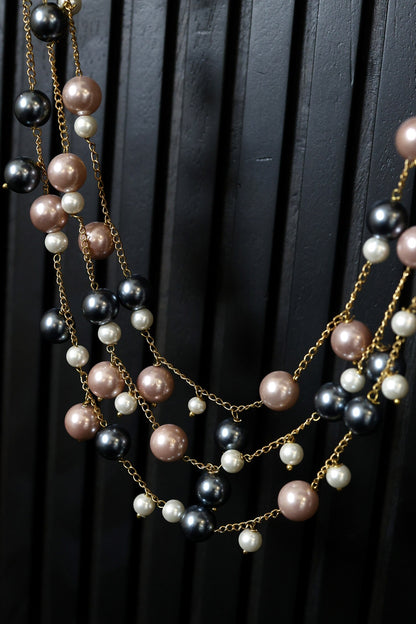 Layered Pearl Necklace 
