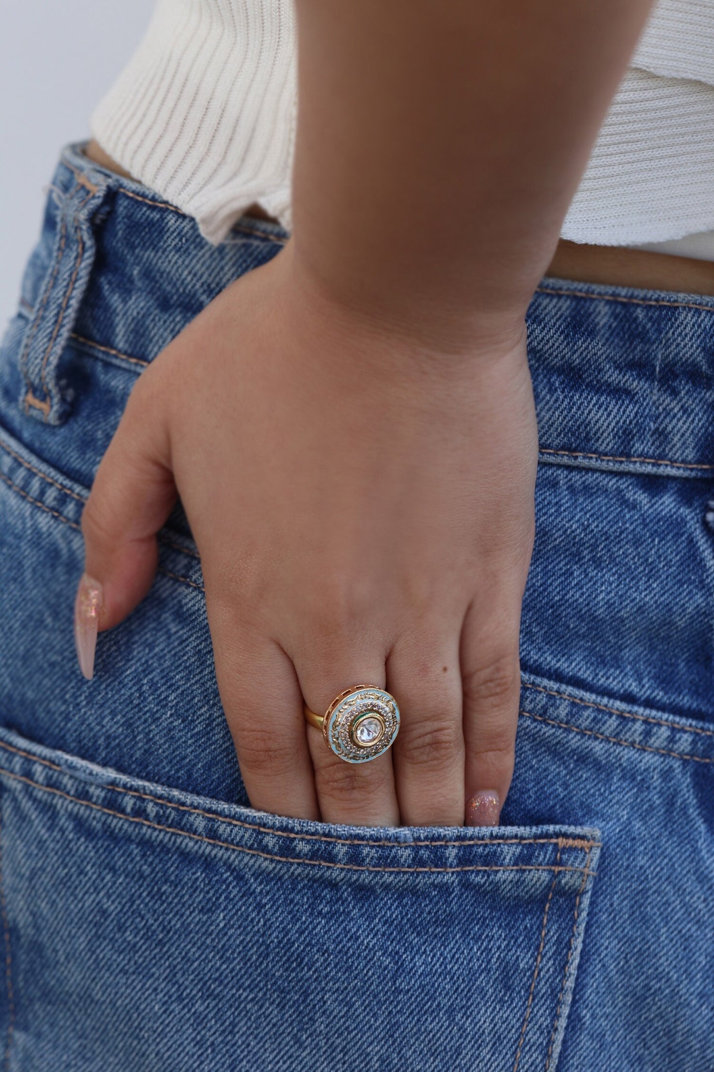 Meenakari Ring 