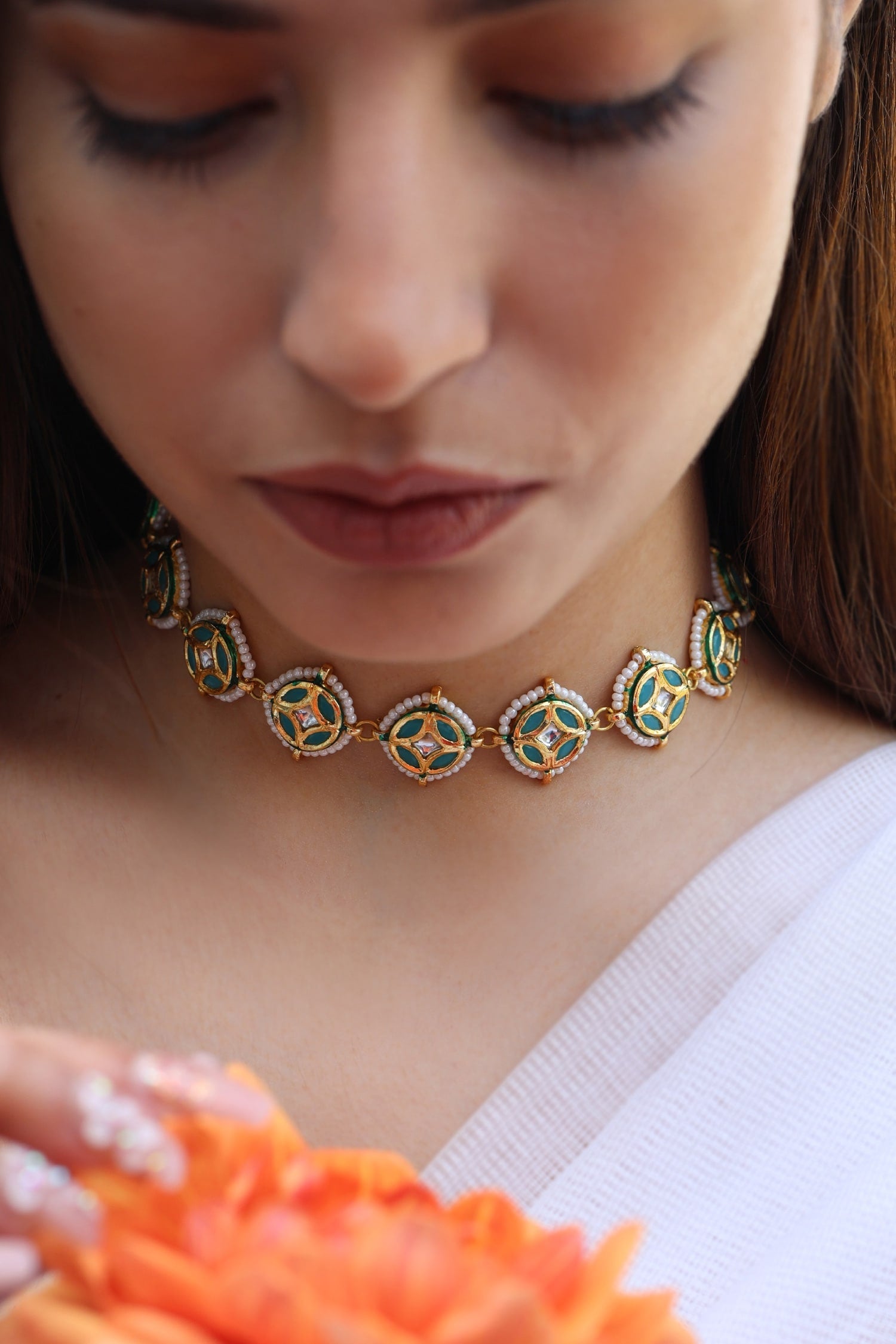Meenakari Choker Necklace 