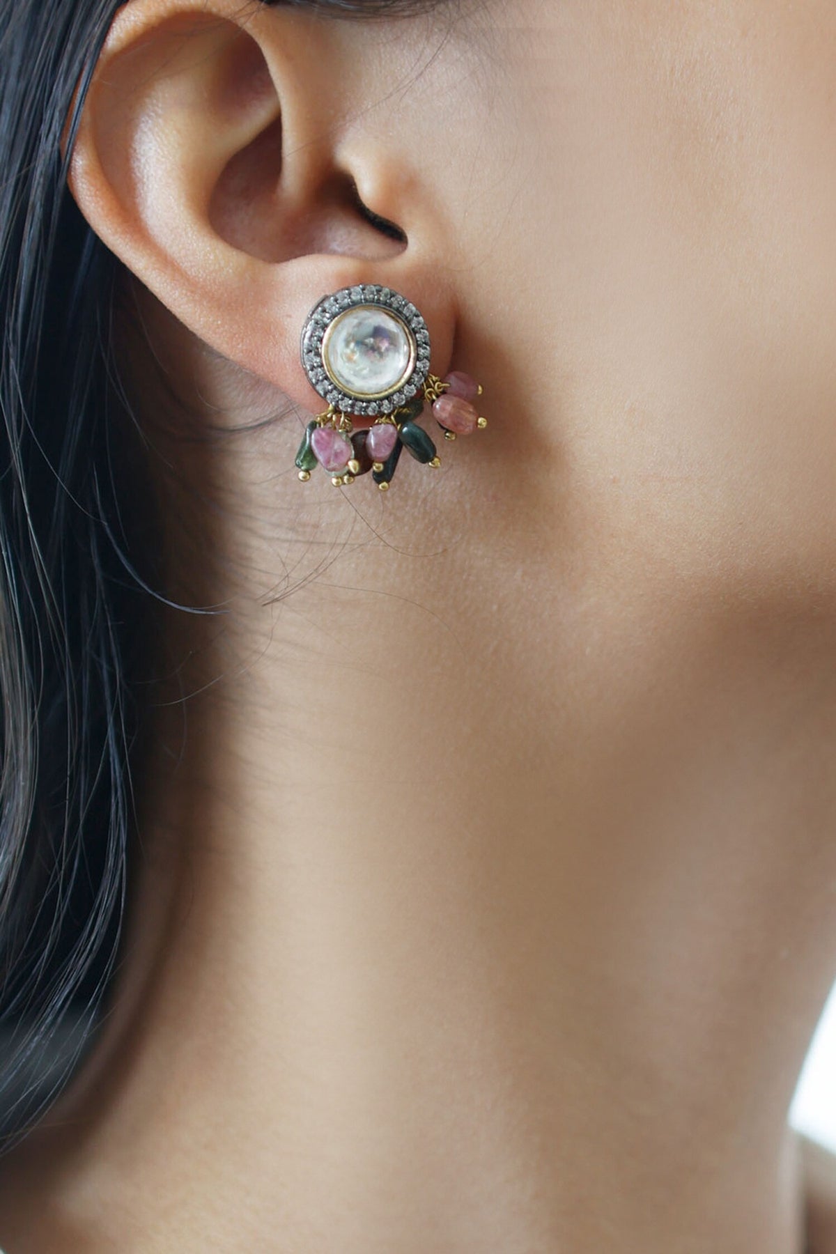 Polki Encrusted Earrings 