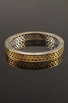 Silver Handcrafted Bangle In Sterling Silver